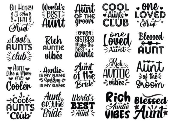 Aunt SVG Bundle Review: A Designer's Take on Family-Themed Graphics