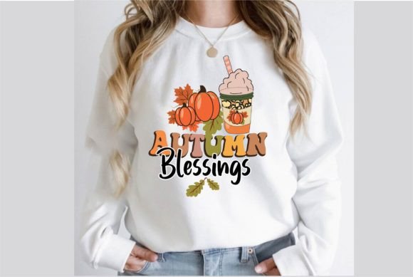 Autumn Blessings Sublimation Design