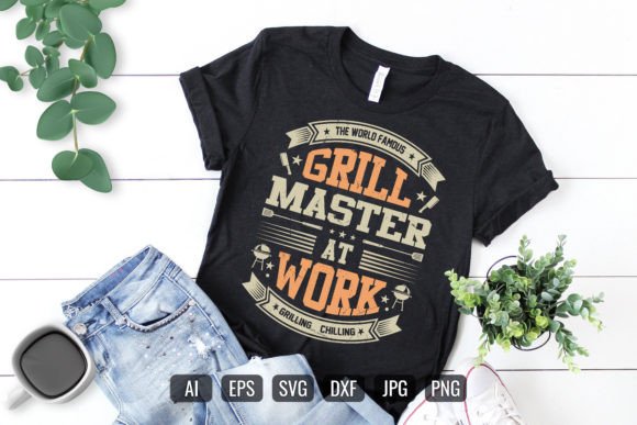 Barbeque Lettering Vector T-shirt Design