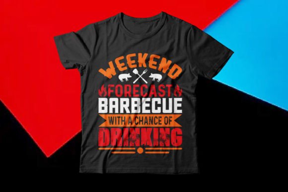 BBQ T-shirt Design Barbecue Vector