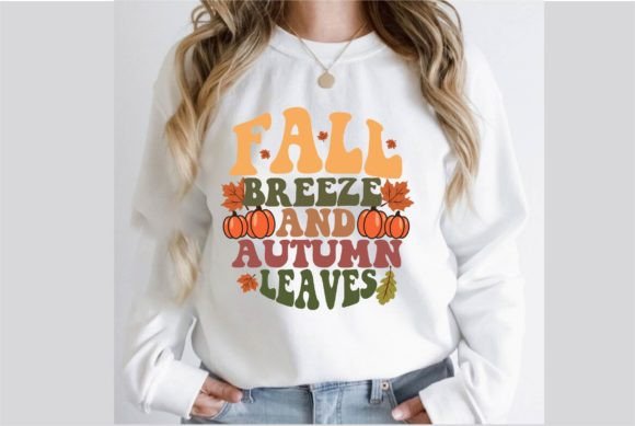 Fall Breeze and Autumn Leaves Retro