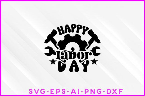 Happy Labor Day Groovy Sublimation