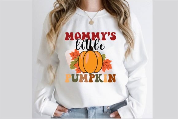 Mommy’s Little Pumpkin Retro Design