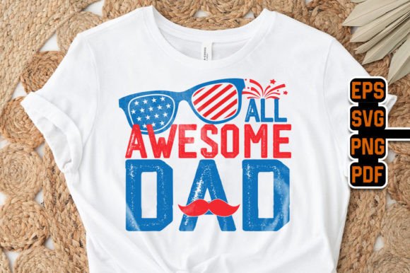Review: 4th of July All Awesome Dad Design for Embroidery