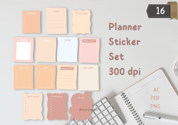 Review: Planner Sticker, To-Do List & Goal Bundle for Embroidery
